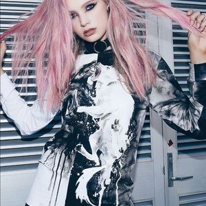 BLACKMILK x LORA ZOMBIE Two Wolves LS BFT